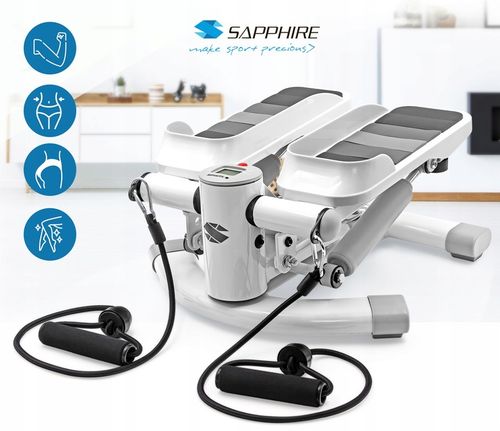 STEPPER SKRĘTNY step 2w1 steper z LINKAMI do ćwiczeń schody LICZNIK LCD na Arena.pl