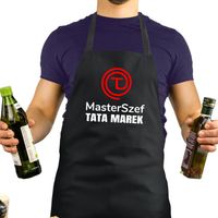 Fartuch kuchenny z nadrukiem dla taty prezent na dzień ojca urodziny taty