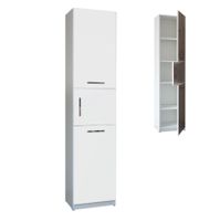 Szafka Łazienkowa Stojąca Słupek szer. 30cm P 437 Biała