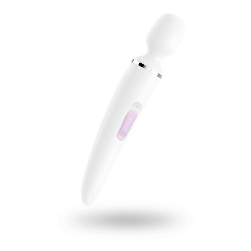 Wibrator - Satisfyer Wand-er Woman (White/Chrome) na Arena.pl