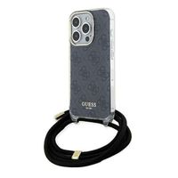 Guess GUHCP15LHC4SEK iPhone 15 Pro 6.1" czarny/black hardcase Crossbody