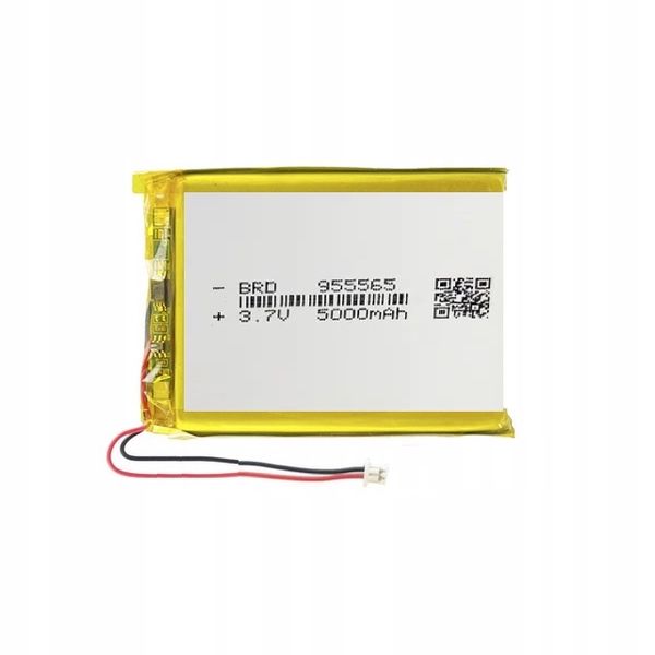 Bateria Akumulator Li-Poly 5000mAh 3.7V JST 955565 zdjęcie 3