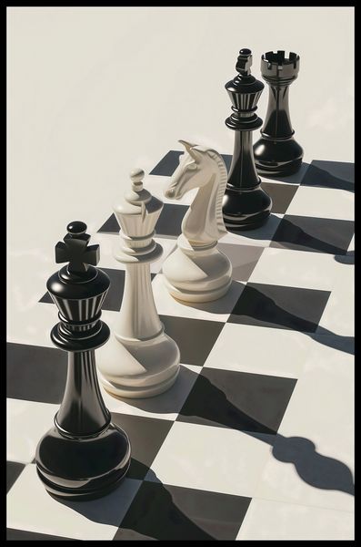 Plakat 53x81cm Szach i Mat zdjęcie 2