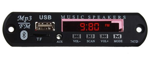 MODUŁ PANEL MP3 RADIO BLUETOOTH AUX PILOT USB na Arena.pl