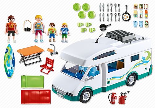 PLAYMOBIL KAMPER AUTO KEMPINGOWE 6671 na Arena.pl