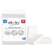 AKUKU Płatki kosmetyczne dla niemowląt 60 sztuk