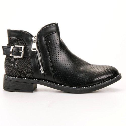 Czarne Botki Snake Print r.40 na Arena.pl