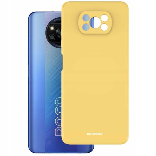 Spacecase Silicone Case Poco X3 Pro/Nfc Yellow zdjęcie 2