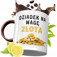 Kubek Bordowy Dla Dziadka Na Urodziny Prezent Z Nadrukiem Ze Zdjęciem