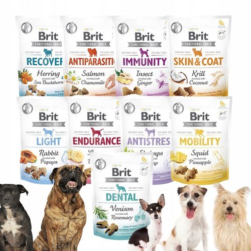 Przysmaki dla Psa Brit Care Functional Snack Mix Zestaw 150g* 9 szt na Arena.pl