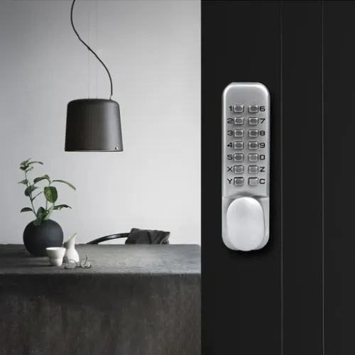 KLAMKA ZAMEK SZYFROWY MECHANICZNY KOD BEZ BATERII na Arena.pl