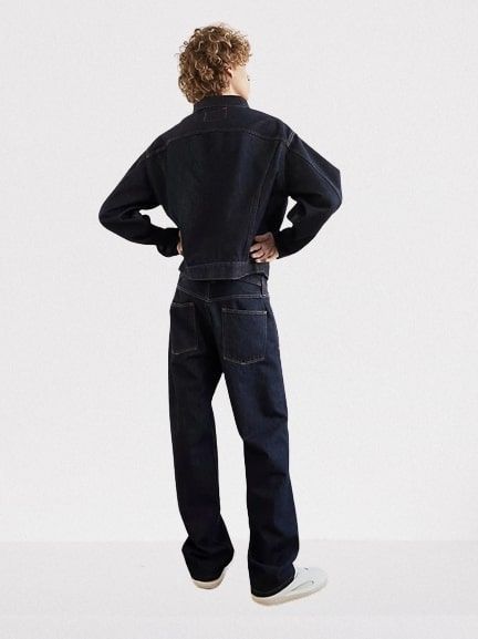 CALVIN KLEIN GRANATOWE JEANSY KIESZENIE (W36L34) zdjęcie 4