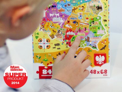 CzuCzu - Puzzle mapa Polski 33617 na Arena.pl