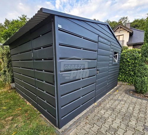Schowek Domek Ogrodowy 2,5x3,5 wiata 1x3,5 drzwi okno GP624 na Arena.pl