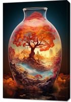 Obraz 60x90cm Drzewo Życia w Szkle