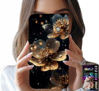 ETUI DO SAMSUNG A5 2017 - PIĘKNE WZORY KWIATÓW, PLECKI, FUTERAŁ