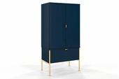 Komoda wysoka Polka Navy Blue