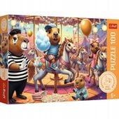 TREFL 16566 Puzzle 100 Kapibary na wakacjach