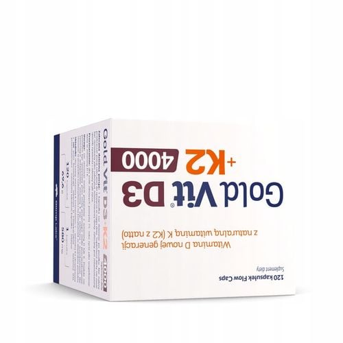 OLIMP GOLD VIT D3+K2 120kaps 4000iu WITAMINA D3 WITAMINY na Arena.pl