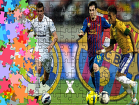 Puzzle tradycyjne - Ronaldo Messi Neymar