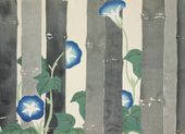 Plakat 18x13cm Morning Glories, Sekka Japoński Vintage