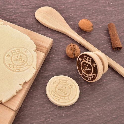 Stempel Pieczątka Świąteczna Dekorator do Dekorowania Ciastek Bałwan na Arena.pl