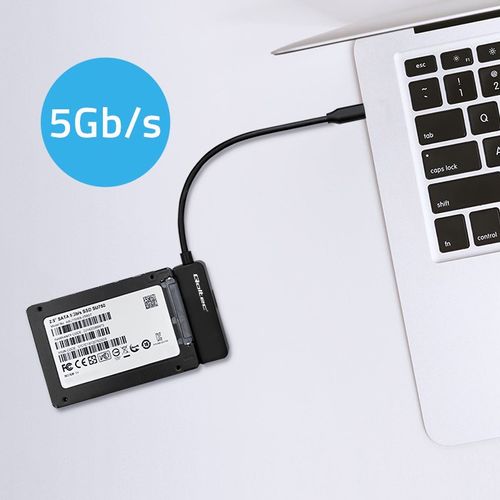 Qoltec Adapter SATA Przejściówka na dysk SSD HDD 2.5" USB-C 5Gb/s 2TB na Arena.pl