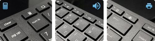 HP PRO!| Cicha biurowa klawiatura USB| Układ PL /US + Cyrylica |CZARNA SLIM na Arena.pl