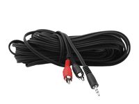 KABEL 2 X RCA - JACK 3.5 MM 15M LTC LX8057 15M
