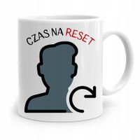 Kubek Informatyka Programisty Czas Na Reset Z Nadrukiem Ze Zdjęciem