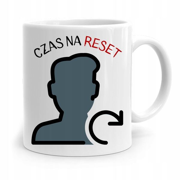 Kubek Informatyka Programisty Czas Na Reset Z Nadrukiem Ze Zdjęciem zdjęcie 1