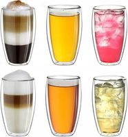 SZKLANKI TERMICZNE 330 ML DO KAWY LATTE HERBATY ZESTAW 6 SZTUK NA PREZENT