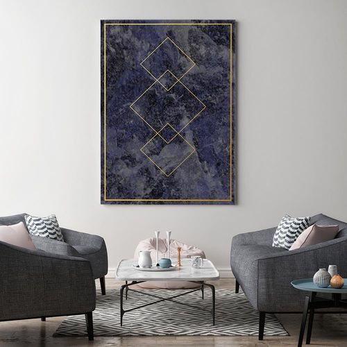 Deco Panel, Złote kwadraty 80x120 na Arena.pl