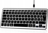 KLAWIATURA BEZPRZEWODOWA QWERTY BLUETOOTH ERGONOMICZNA CIENKA KLAWIATURA