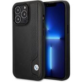 Etui BMW BMHCP14X22RBDK iPhone 14 Pro Max 6,7" czarny/black hardcase Leathe