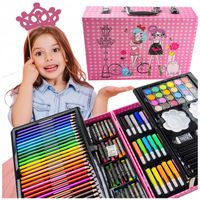 Zastaw ARTYSTYCZNY do MALOWANIA RYSOWANIA DLA DZIECI DZIEWCZYNEK 145 Ee