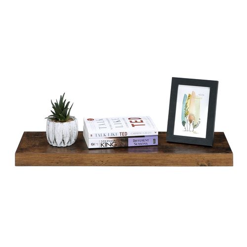 SONGMICS Półka ścienna 60x20x3,8cm BRĄZ na Arena.pl