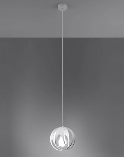 Wisząca lampa kuchenna SL.1083 biała kula nad wyspę na Arena.pl