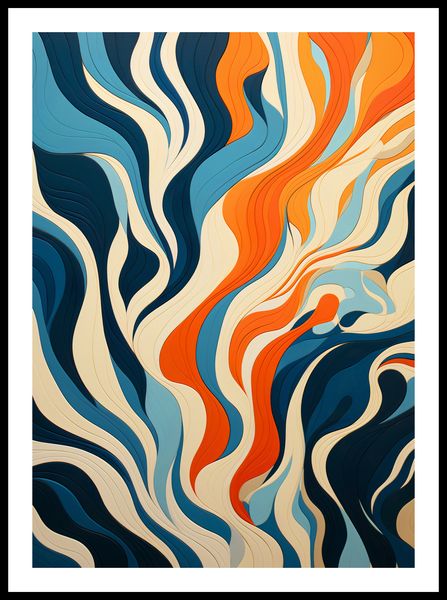 Plakat 50x70cm Oceaniczne Fale zdjęcie 3