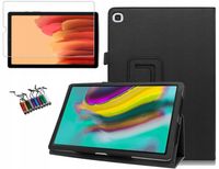 ETUI SKÓRZANE SAMSUNG GALAXY TAB A7 LITE T220 T225 + SZKŁO + RYSIK