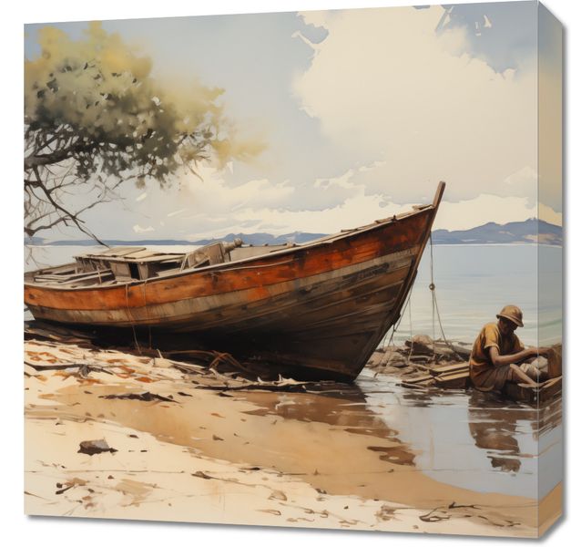 Obraz 60x60cm Spokój Przybrzeża zdjęcie 1