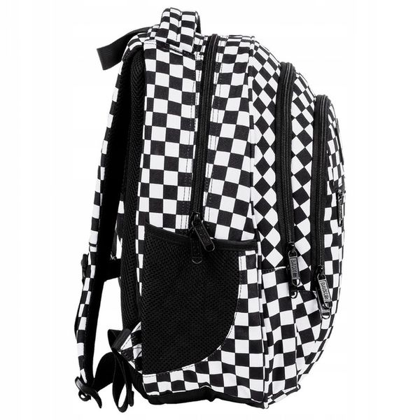 ZESTAW 3 el. Plecak szkolny młodzieżowy BackUP 26 L kratka, SZACHOWNICA zdjęcie 6