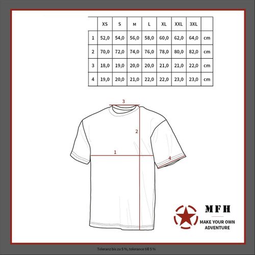 Koszulka US "Army" czarna 170 g/m² 3XL na Arena.pl