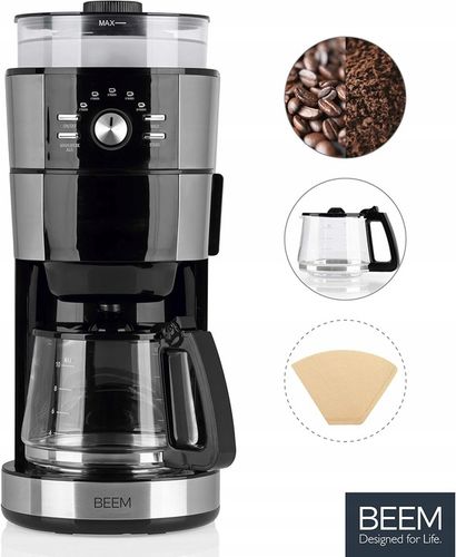 EKSPRES PRZELEWOWY Z MŁYNKIEM ŻARNOWYM I DZBANKIEM 1,25L + GRATIS na Arena.pl