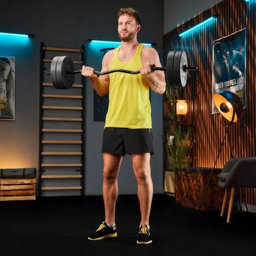 Gryf lekko łamany sztanga 120 cm 25 mm stalowy do ćwiczeń Trex Sport na Arena.pl