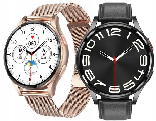 Zegarek Smartwatch Damski EKG Glukoza HRV BMI AMOLED CIŚNIENIOMIERZ ROZMOWY na Arena.pl