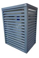 Osłona pompy ciepła 90x70x190 cm  antracyt NB263