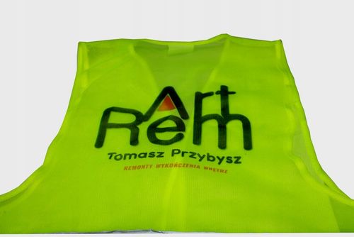 Kamizelki logo 100% poliester pomarańczowe 20 szt. na Arena.pl