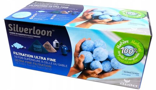 Silverloon 700g Kulki Filtracyjne Basenowe z Jonami Srebra = 25kg Piasku na Arena.pl