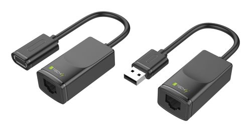 Przedłużacz Extender USB do 60m po kablu sieciowym RJ45 TECHLY 103199 na Arena.pl
